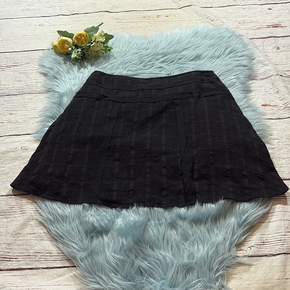 Prana Erin Black Striped Skirt sz 4 - Picture 11 of 11